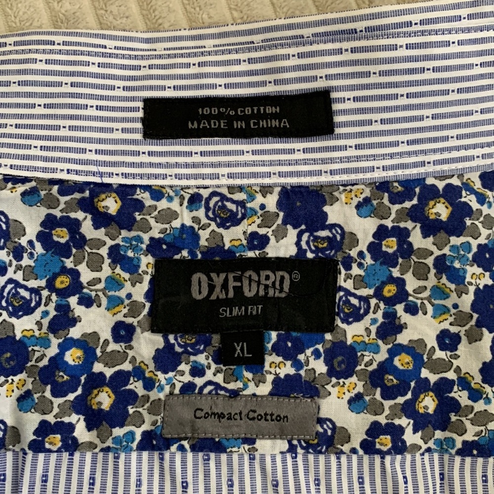 Oxford men’s shirt XL slim fit new - Picture 5 of 6